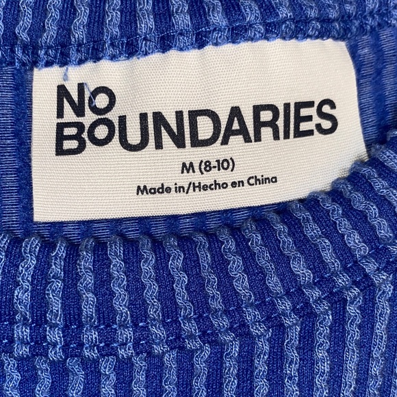 No Boundaries Blue Midi Ribbed set - Picture 2 of 4